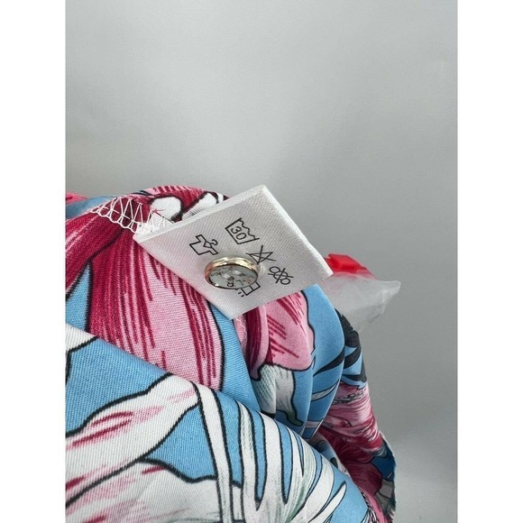 SSLR Womens Size XS Hawaiian Summer Button-Up Shirt Short Sleeve Multicolor - Picture 5 of 6